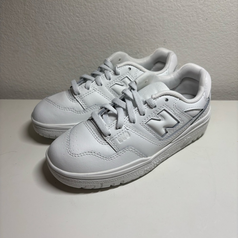 NEW NEW BALANCE 550 Little Kid Triple White Kids Size 10.5
